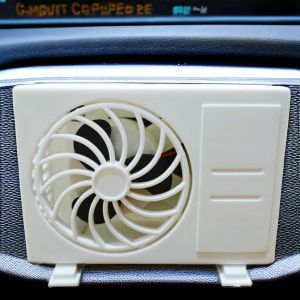 AC design Solar-Powered Car Air freshner with a built-in Perfume Diffuser
